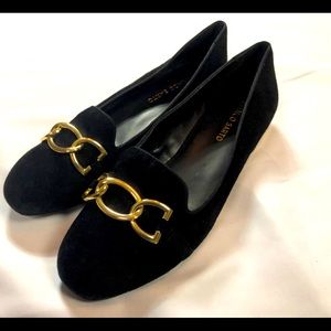 Black Ballet Flats by Franco Sarto | Gold details | NWOT